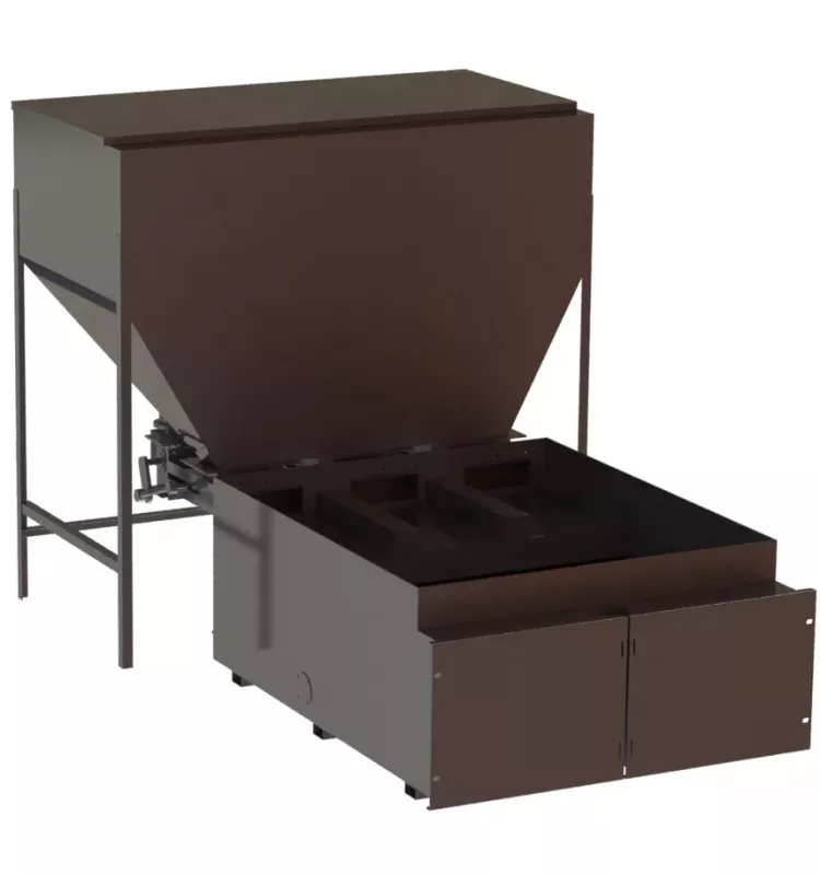 Автоматизация промышленных котлов (Поршневая подача топлива)