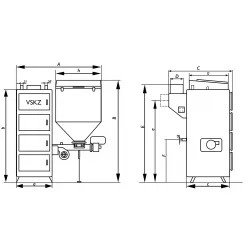 Автоматический котёл ВСКЗ-ЛЮКС 30 (Экологический)