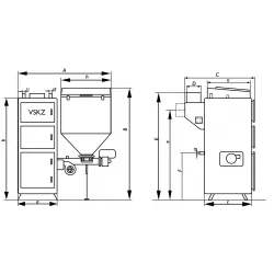 Автоматический котел ВСКЗ-ЭКО Плюс Лайт 20 (Экологический)