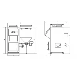 Автоматический котёл ВСКЗ-КОМПАКТ 54 (Экологический)