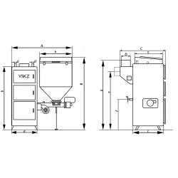 Автоматический котёл ВСКЗ-ЭКО 150 (Экологический)